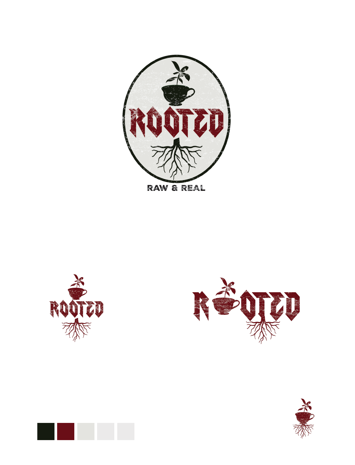 Rooted logo design option 3